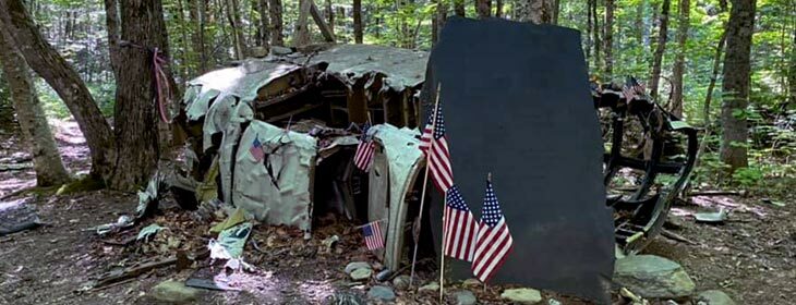 B-52 Crash Site Memorial on Elephant Mountain