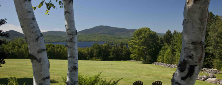 Lawn overlooking Moosehead Lake