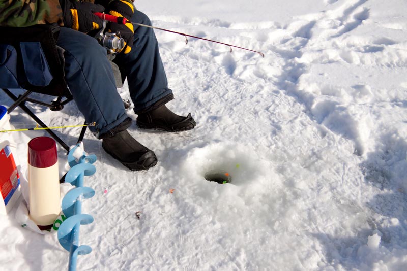 Ice Fishing at Moosehead Lake