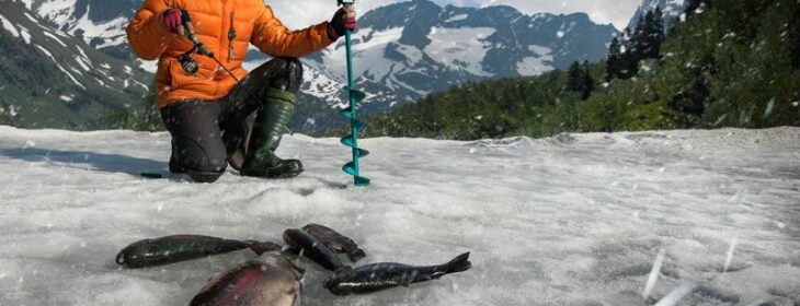 Ice Fishing Moosehead Lake